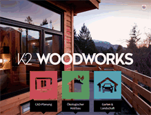 Tablet Screenshot of k2-woodworks.com